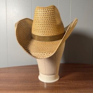 RARE Vintage Cuauhtemoc Marlboro Sombrero Straw Cowboy Hat
